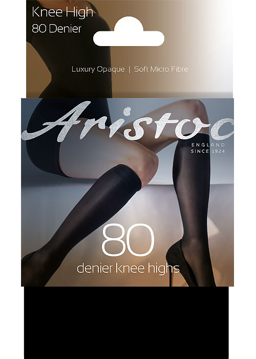 Aristoc 80 Denier Opaque Smooth Knee Highs