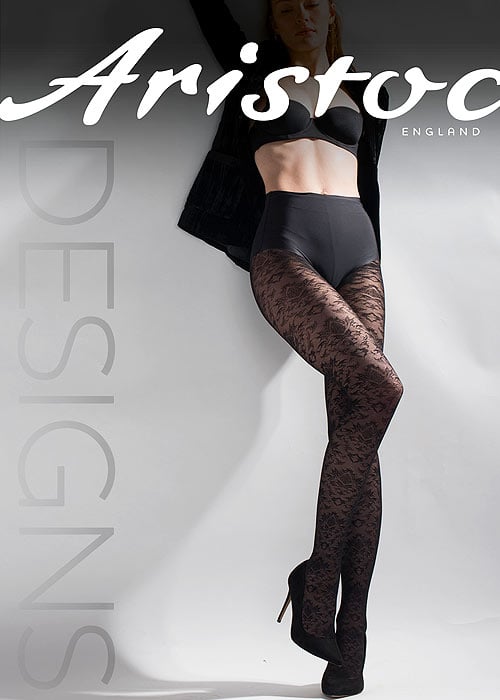 Aristoc Lace Design Tights SideZoom 2