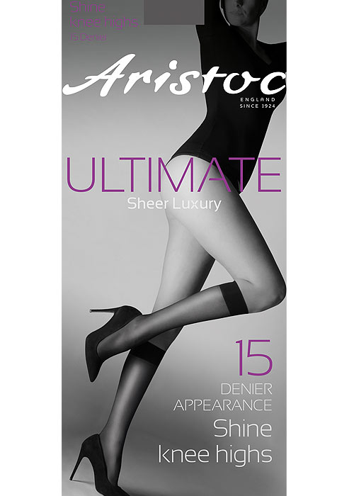Aristoc Ultimate 15 Denier Shine Knee Highs SideZoom 4