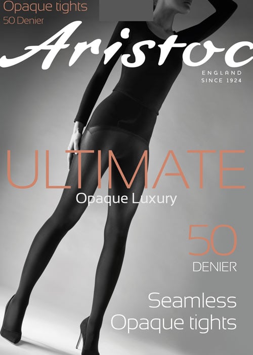 Aristoc Ultimate 50 Denier Seamless Opaque Tights SideZoom 4