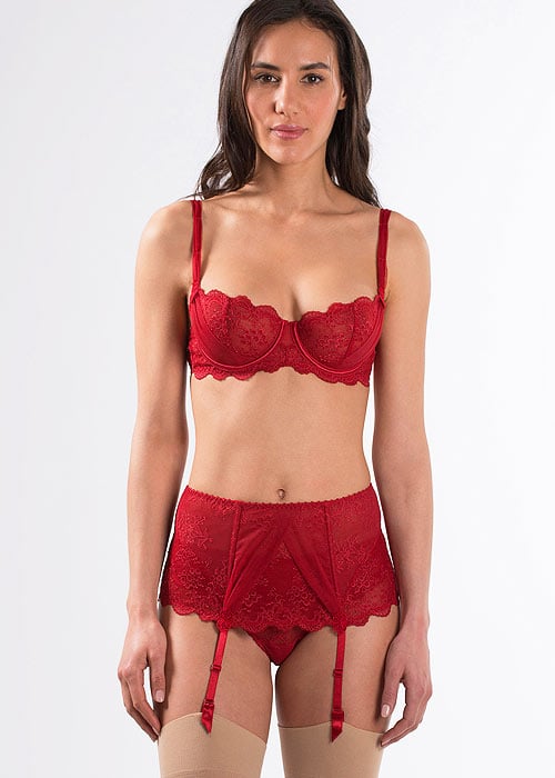 Aubade A L Amour Darling Rouge Waist Cincher SideZoom 3