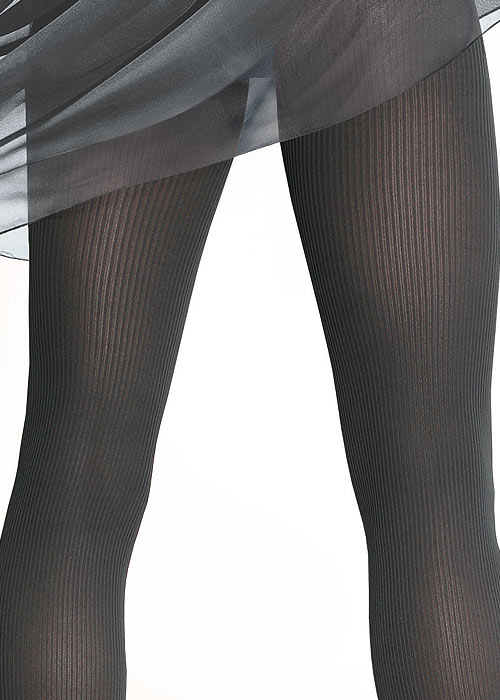 Bahner Stripes Ribbed Support Tights BottomZoom 2