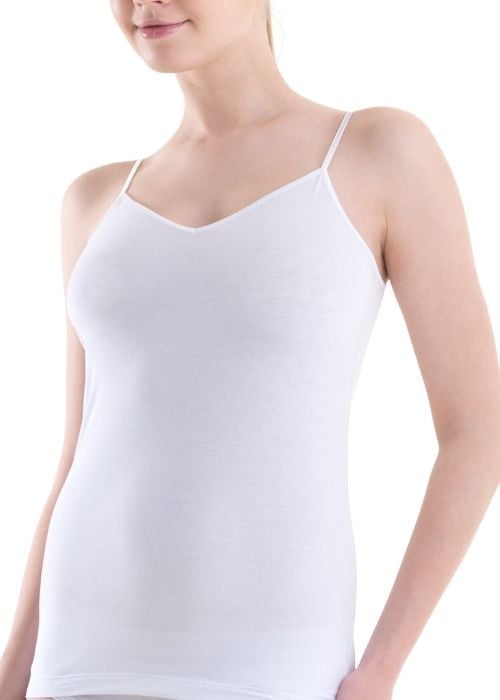 Blackspade Aura Satin V Neck Spaghetti Singlet image