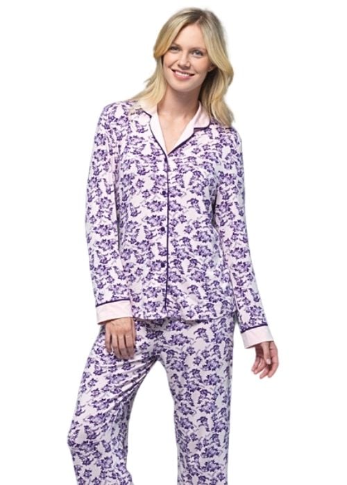 Blackspade Noir Emily Long Sleeve Pyjama Set SideZoom 2