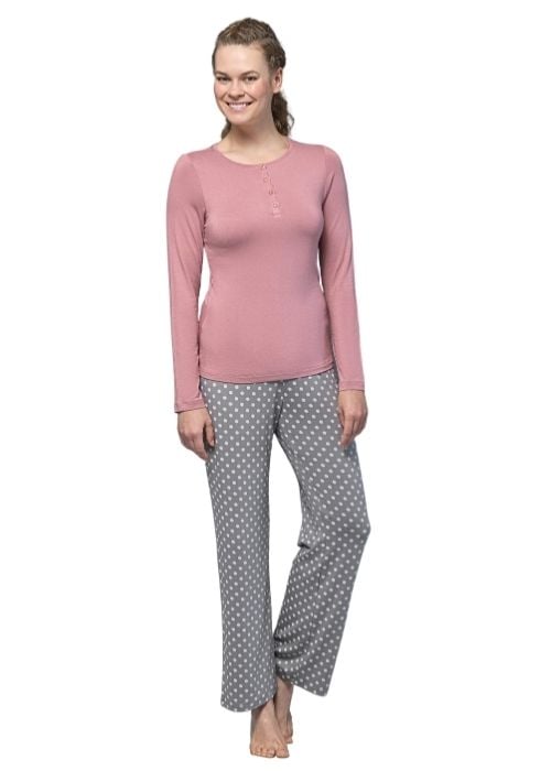 Blackspade Noir Olivia Long Sleeve Pyjama Set