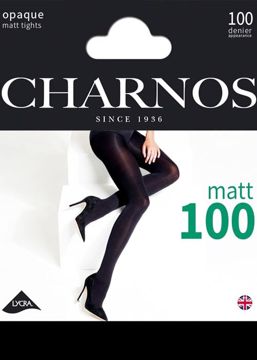 Charnos 100 Denier Opaque Tights SideZoom 2
