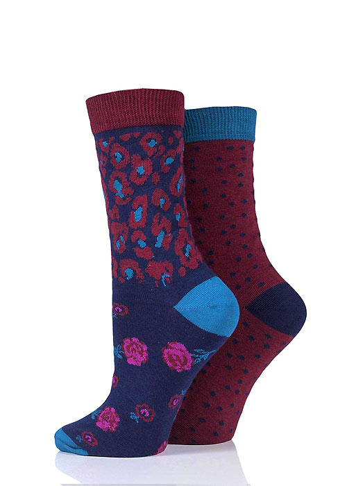 Charnos Animal Floral And Spot Socks 2PP