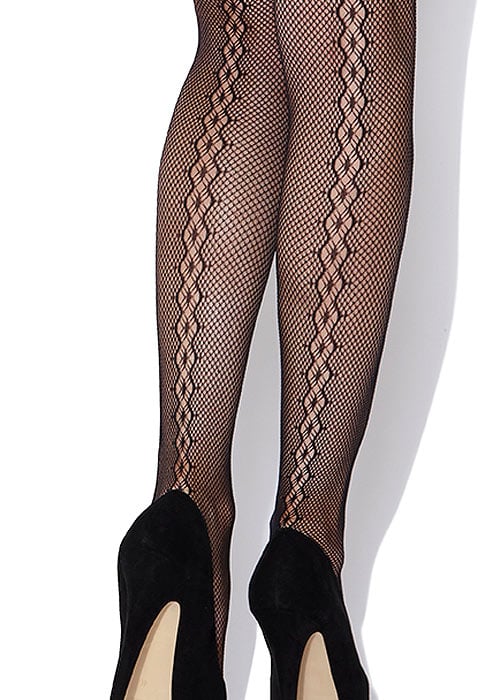 Charnos Backseam Net Tights SideZoom 2
