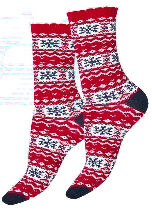 Charnos Christmas Fairisle Pattern Socks image