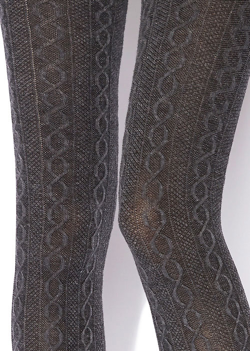Charnos Cotton Cable Tights SideZoom 2