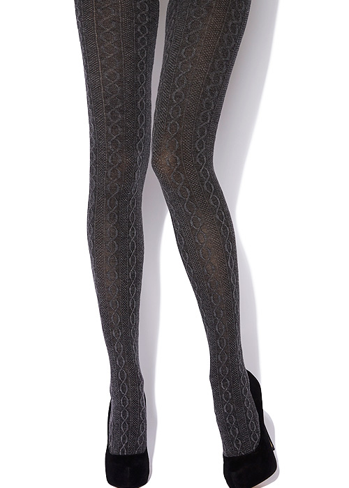 Charnos Cotton Cable Tights BottomZoom 1