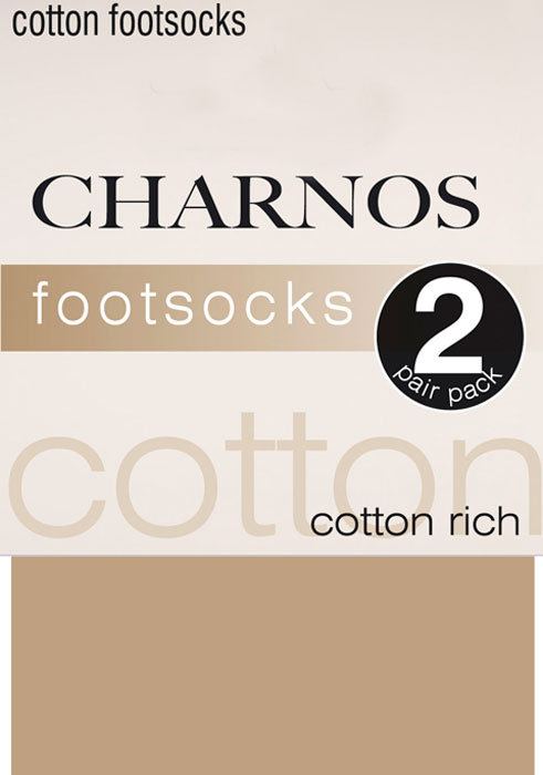 Charnos Cotton Rich Footsocks (2PP)