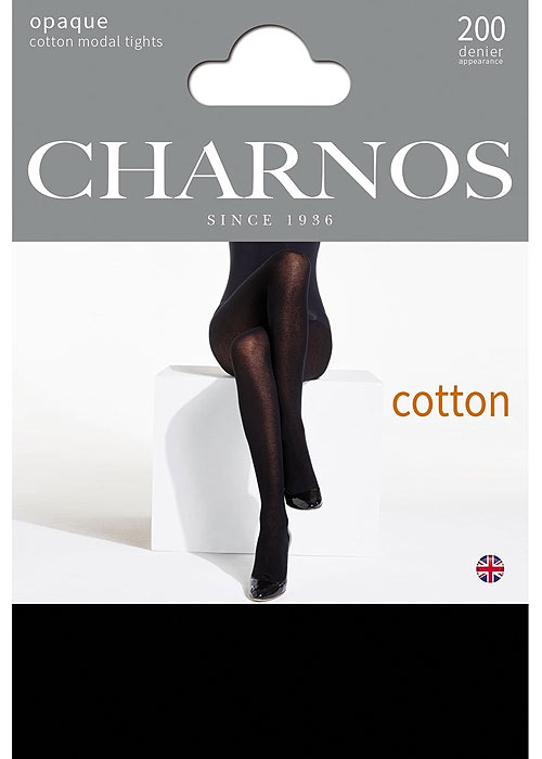 Charnos Cotton Modal Tights SideZoom 2