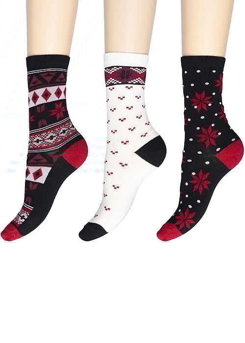 Charnos Fairisle Socks 3PP image
