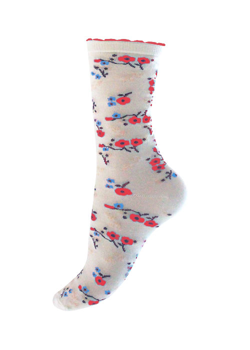 Charnos Floral Bamboo Socks  SideZoom 2