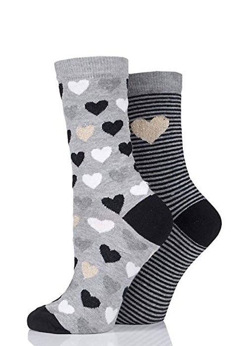 Charnos Heart Socks 2PP image