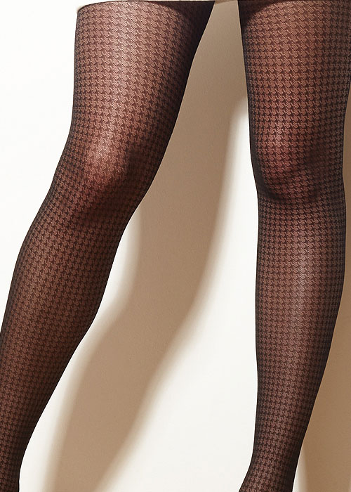 Charnos Houndstooth Tights  SideZoom 2