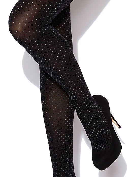 Charnos Mini Spot Opaque Tights SideZoom 2