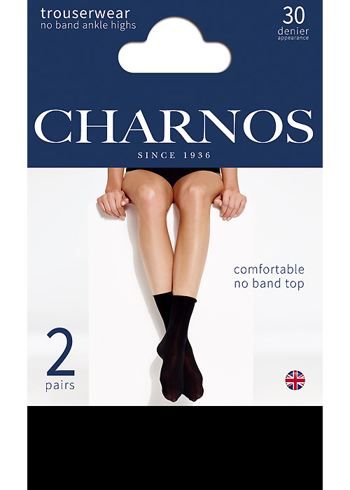 Charnos No Band Ankle Highs 2PP