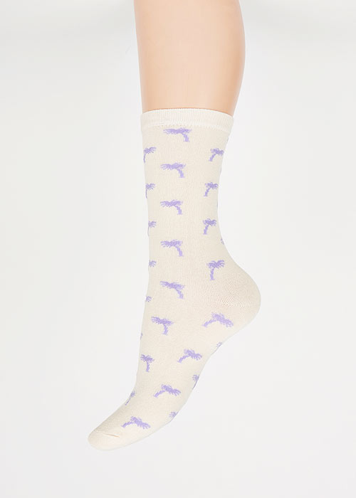 Charnos Palm Tree Socks SideZoom 3