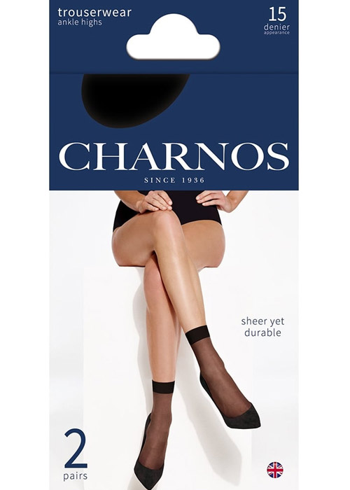 Charnos Sheer Ankle Highs 2 Pair Pack