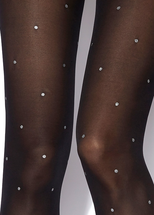 Charnos Sparkle Spot Tights SideZoom 2