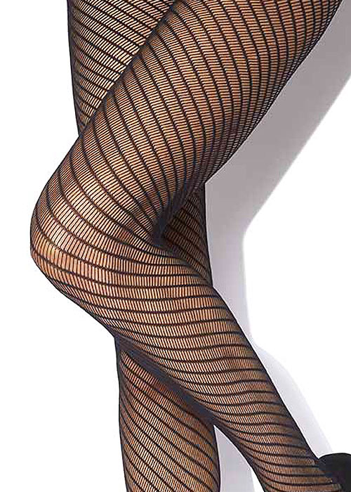 Charnos Spiral Net Tights SideZoom 2
