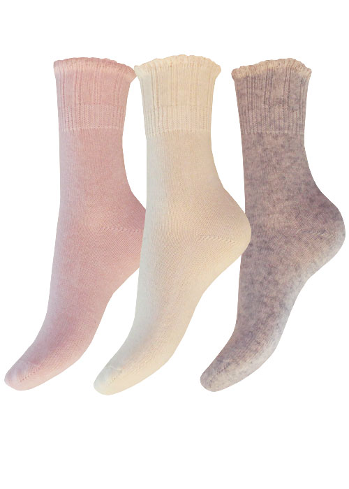 Charnos Cashmere Ruffle Sock