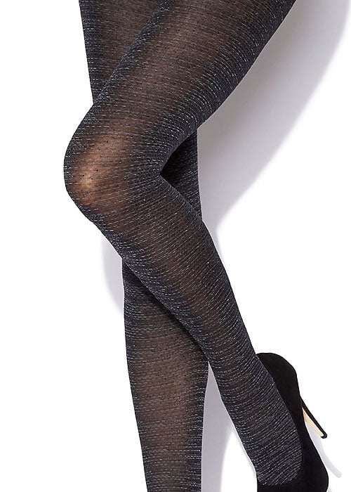 Charnos Tweed Opaque Tights SideZoom 2