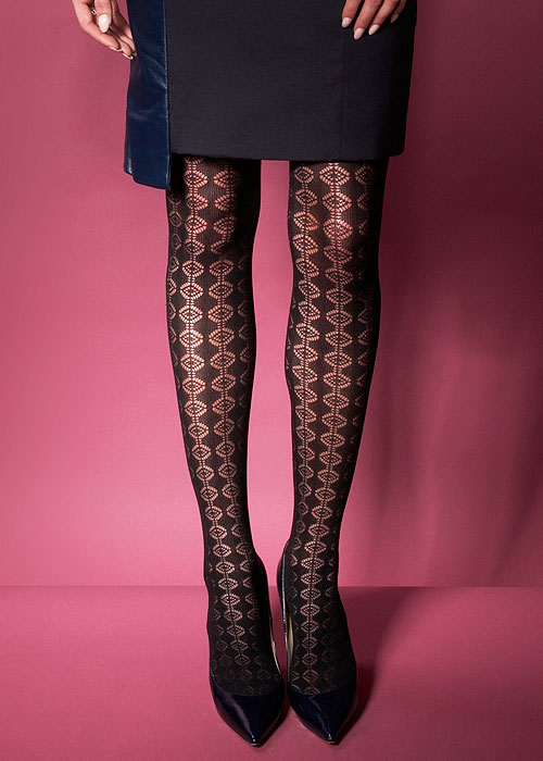 Charnos Diamond Stripe Tights image