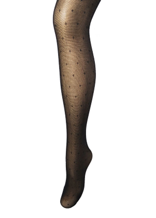 Charnos Spot Mesh Tights SideZoom 2