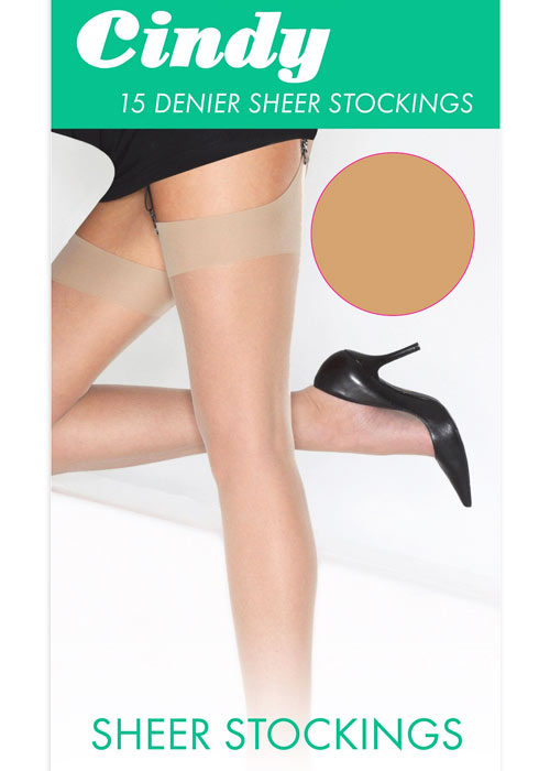 Cindy 15 Denier Sheer Stockings image