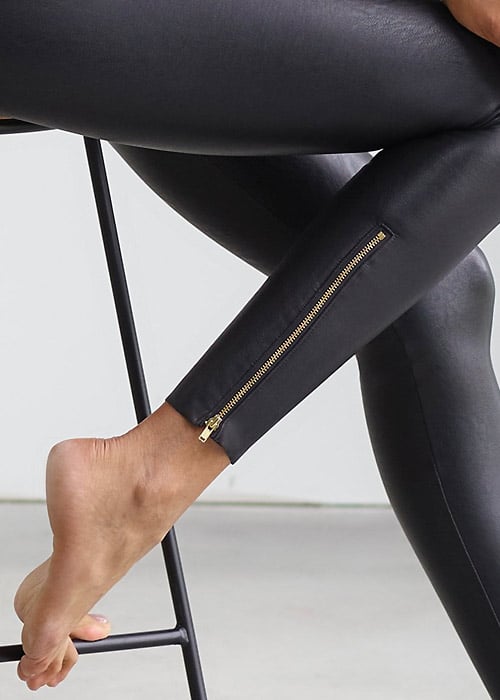 Ankle online leather leggings
