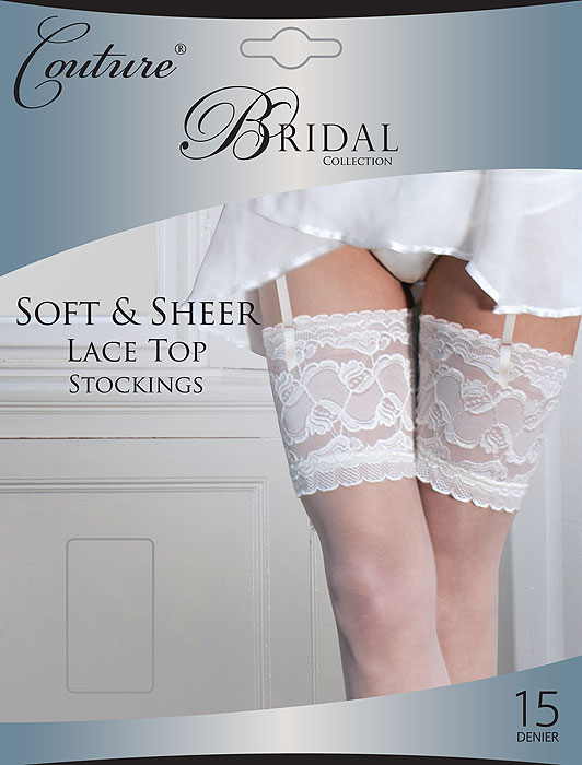 Couture Soft And Sheer Bridal Lace Top Stockings