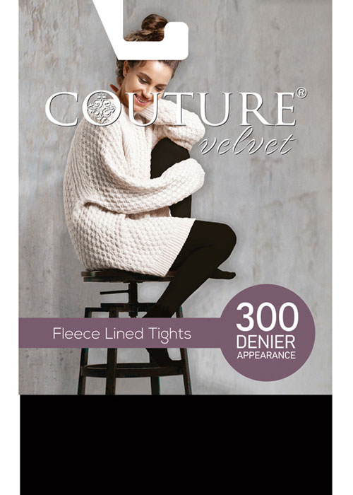 Couture Velvet Feel 300 Fleece Lined Tights Zoom 3