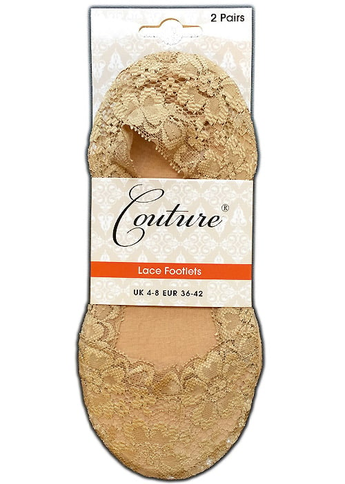 Couture Lace Footlets 2 Pair Pack