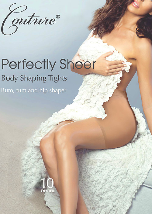 Couture Perfectly Sheer 10 Denier Body Shaping Tights SideZoom 1