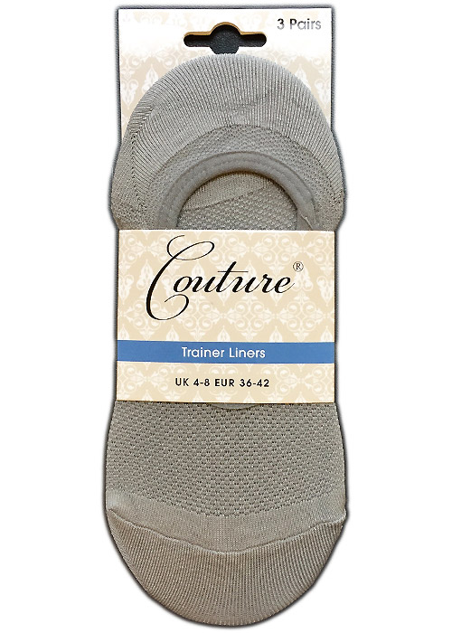 Couture Trainer Liners 3 Pair Pack