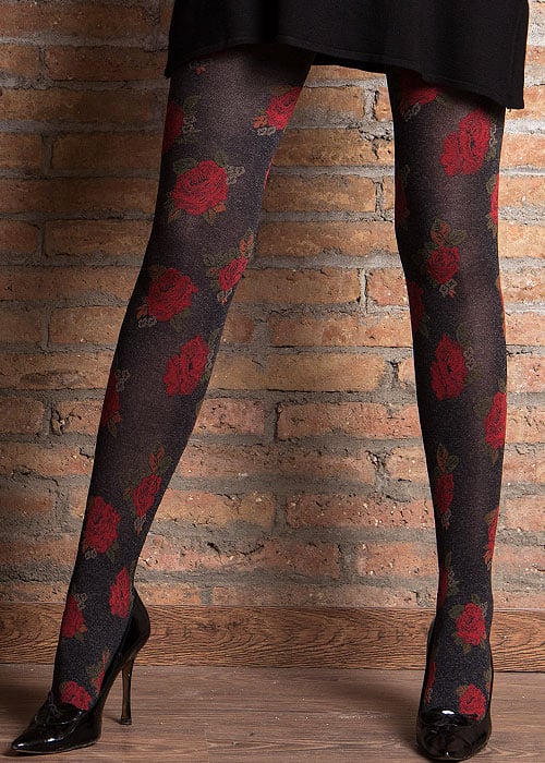 Cecilia de Rafael Bouquet Fashion Tights SideZoom 4