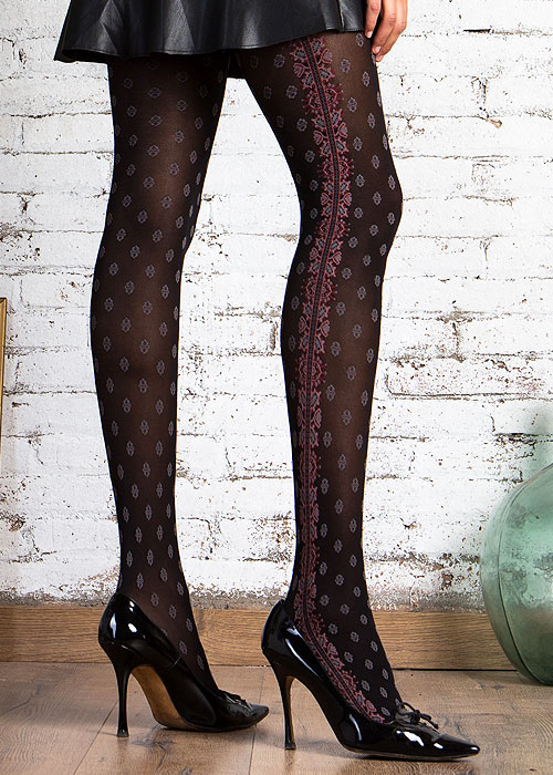 Cecilia de Rafael Brocatelle Fashion Tights image
