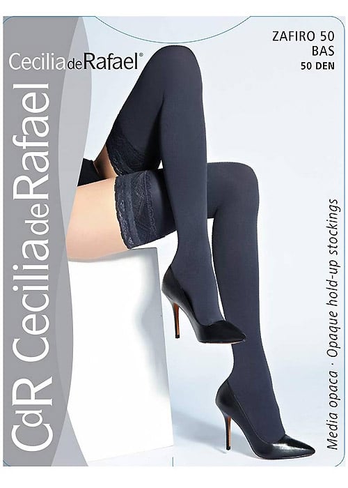 Cecilia de Rafael Zafiro Fashion Hold Ups SideZoom 2