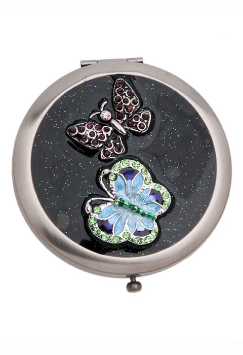 Danielle Creations Butterflies Enamelled Compact image