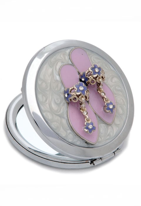 Danielle Creations Lilac Sandals Enamelled Compact image