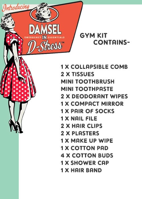 Danielle Creations Damsel In D-Stress Gym Essentials Bag SideZoom 2