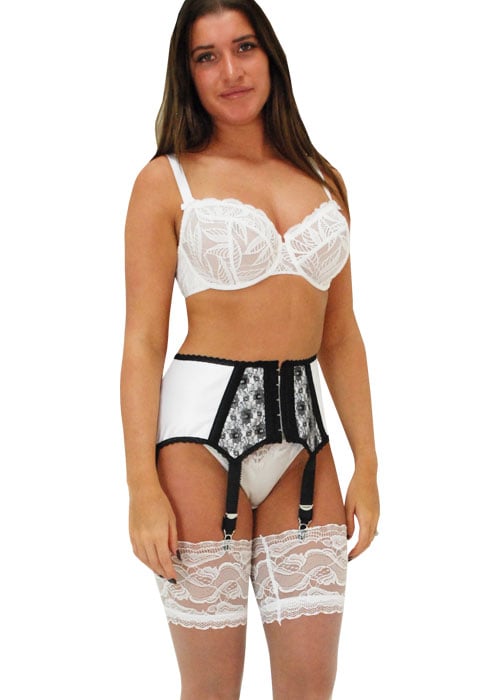 Buy Elaine Edwards Camilla Bridal Lace Open Bottom Girdle 6 Strap Online  at desertcartINDIA