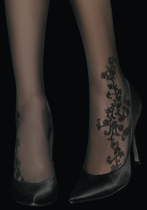 Falke Embroidery Hold Ups SideZoom 2