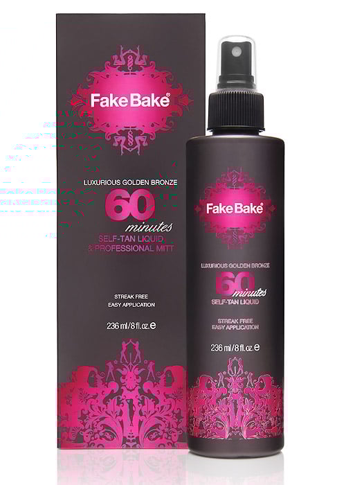 Fake Bake 60 Minutes Self Tan Liquid And Professional Mitt image