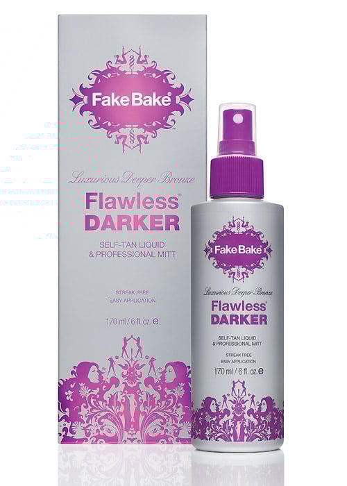 Fake Bake Flawless Darker Self Tan Liquid And Mitt image