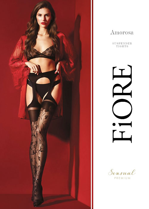 Fiore Amorosa Suspender Tights SideZoom 3