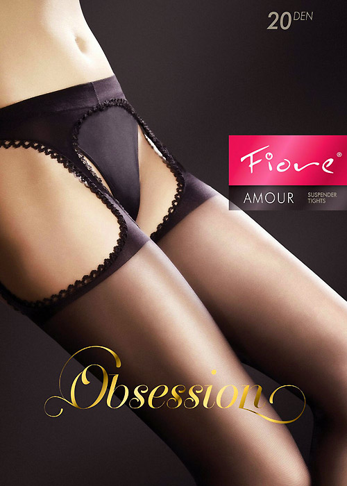 Fiore Amour 20 Suspender Tights SideZoom 2